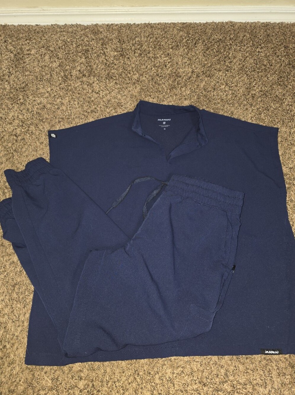 JAANUU Women's Navy Scrubs